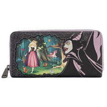 Cargar imagen en el visor de la galería, Loungefly Malefica Cartera Monedero Tarjetero Maleficient Disney Bella Durmiente Aurora
