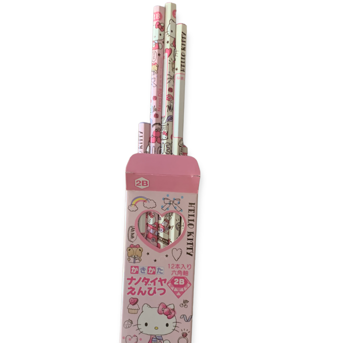 Hello Kitty o My Melody caja de lápices 12 piezas