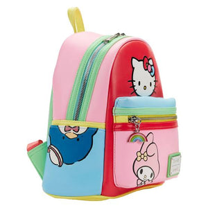 Hello Kitty Loungefly Sanrio Colors Bolso Mini Back Pack Mochila Bolsa