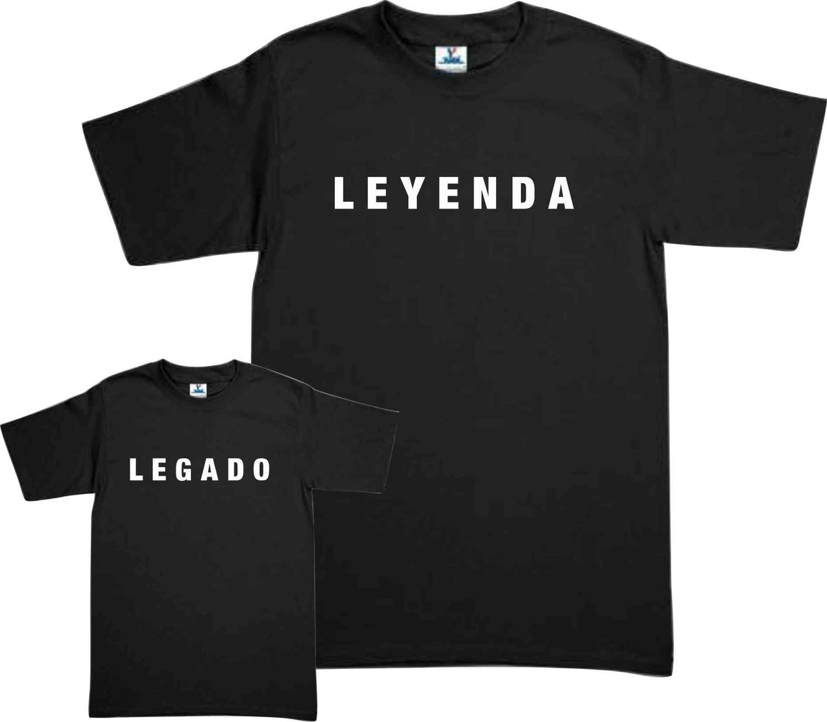 Set 2 playeras personalizadas papa e hijo  MD1