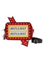 Cargar imagen en el visor de la galería, Loungefly Beetlejuice Crossbody Brilla en la obscuridad Bolso Luminiscente Bolsa
