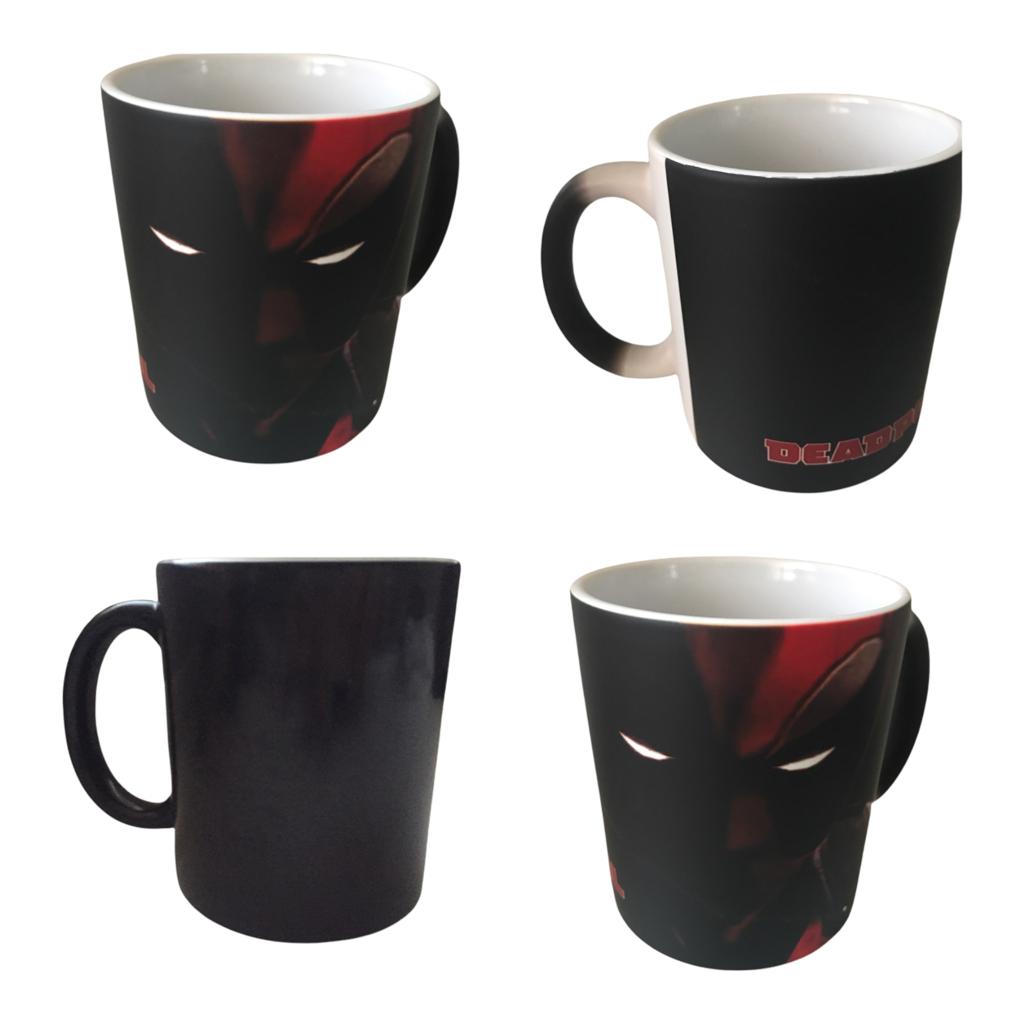 Taza Mágica Deadpool Negro Modelo 1