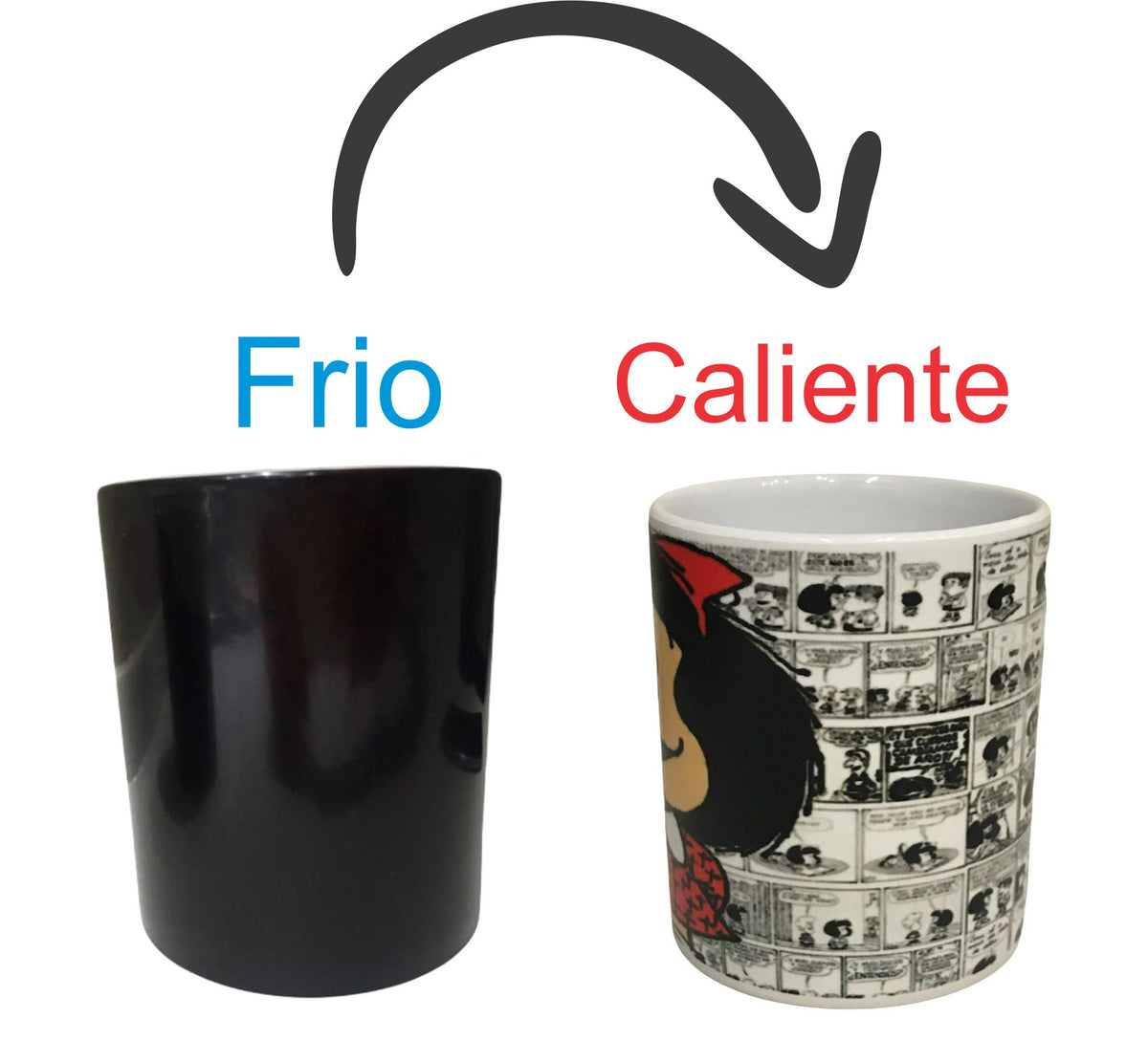 Taza Mágica Mafalda Termica Md 1