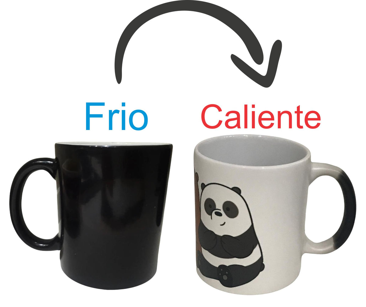 Osos Escandalosos Taza Mágica Mod 3 Fondo Blanco