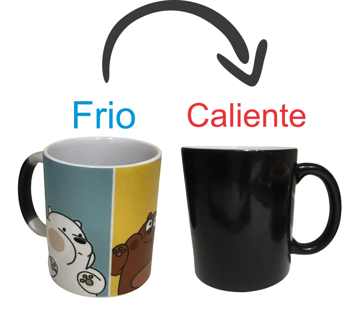 Osos Escandalosos Taza Magica Mod Estrellados Panda Pardo Polar