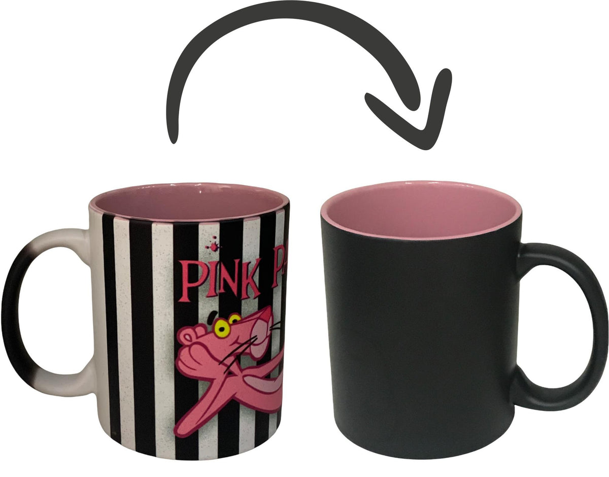 Pantera Rosa Taza Mágica Térmica Pink Panther Mod Ros