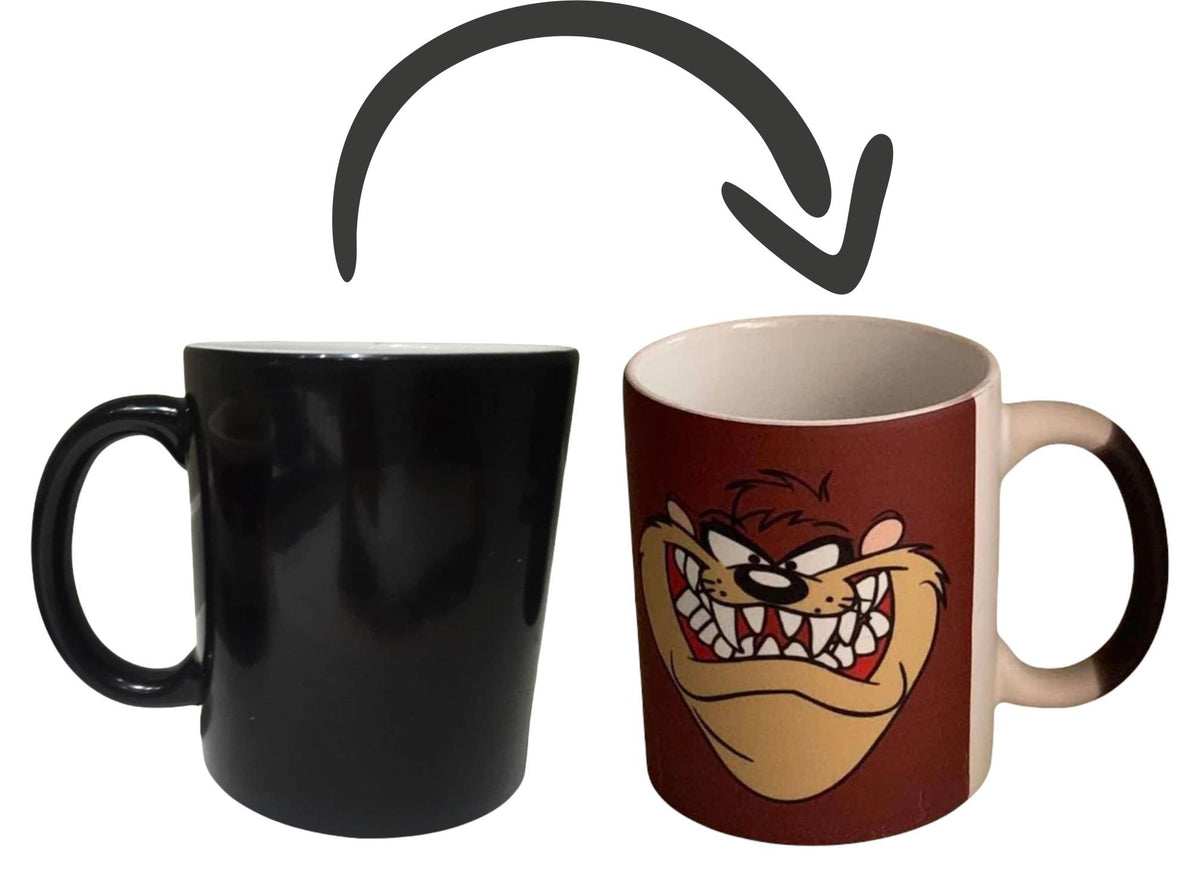 Taza Taz Looney Toons Mágica Térmica Demonio De Tazmania